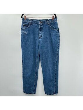 Lee Vintage 1990's Ultra High-Waisted Relaxed Fit Ankle Boyfriend Jeans Size 30